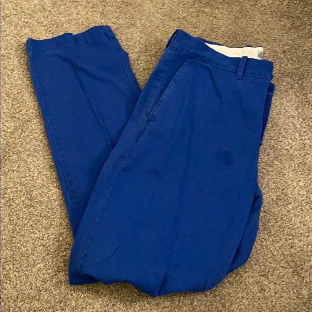 Jcrew Cobalt Blue Chino Pants in 33x32